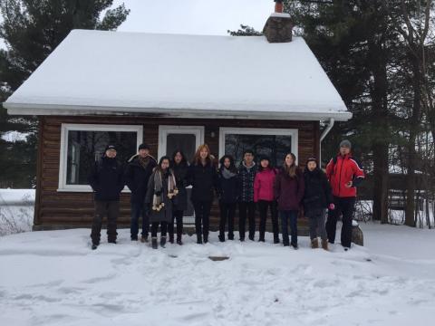 Tongji-Queen's 2+2 ENSC students visit Opinicon and Elbow Lake