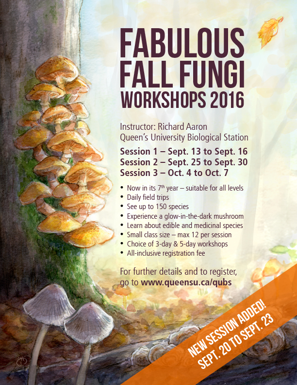 Fabulous Fall Fungi 2016 Poster